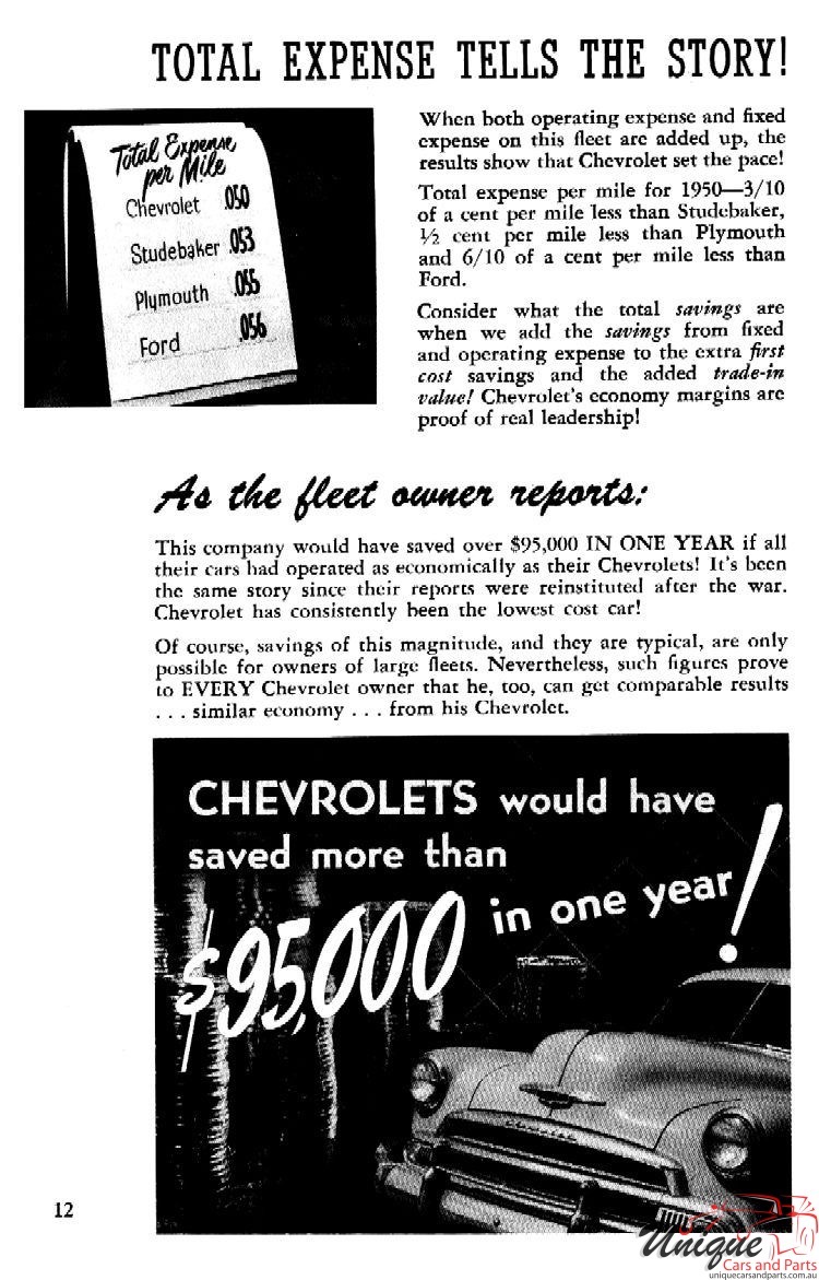 1951 Chevrolet The Leader Brochure Page 17